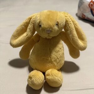 Jellycat small BASHFUL SUNSHINE BUNNY Yellow Plush Rabbit - Retired